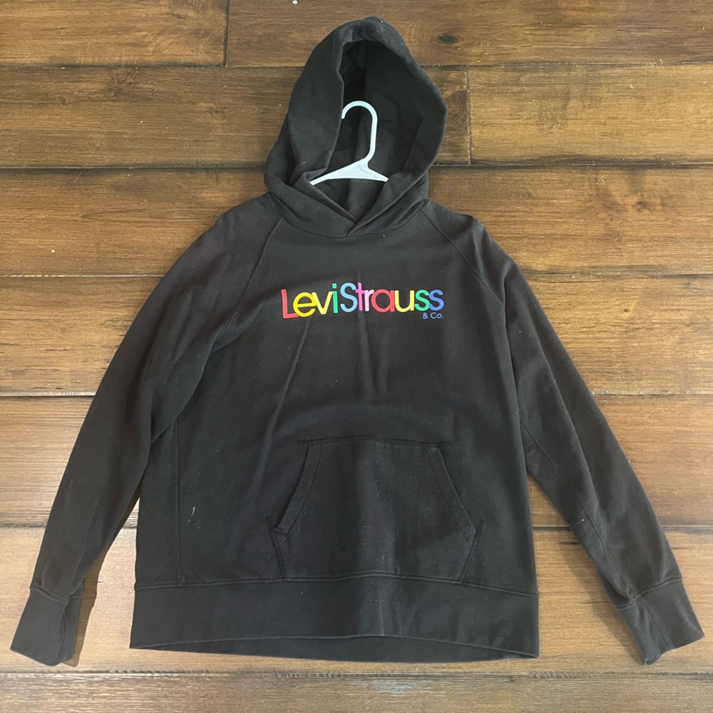 Levi’s Women’s Black and Multicolored Hoodie